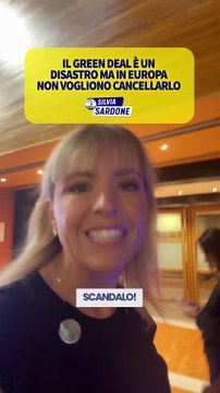 Sardone - L'Europa è in crisi anche per colpa delle assurde follie nel Green Deal (23.10.25)