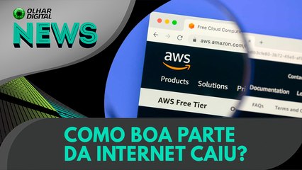 Como boa parte da internet caiu? | 20/10/2025