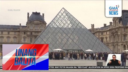 8 mamahaling alahas, ninakaw sa Louvre Museum; security measures sa museo, pinapa-review | Unang Balita