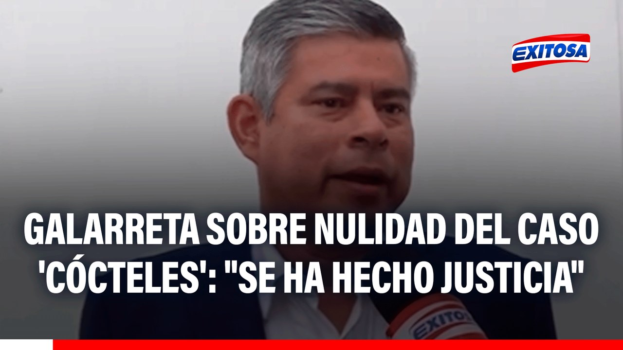 "Se ha hecho justicia": Luis Galarreta saluda fallo del TC sobre nulidad del caso 'Cócteles'