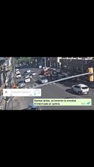 Discutió con una moto y atropelló a su conductor