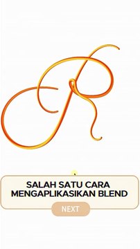 Tanpa perlu efek tambahan atau plugin, kamu bisa membuat huruf yang cantik dan estetik hanya dengan memanfaatkan fitur Blend di Adobe Illustrator. Teknik ini cocok untuk membuat efek gradasi garis, ilusi 3D, atau tipografi artistik yang memikat.#adobeillu