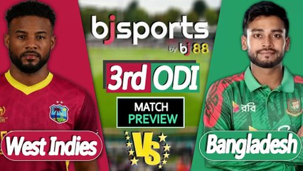 Bangladesh vs West Indies 2025 | BAN vs WI 3rd ODI Match Preview |