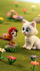 cat & sparrow video shorts for all of you #cat #catvideos #funny