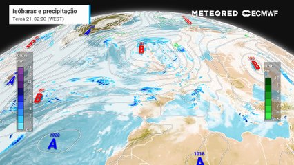 Portugal continental contará com precipitação em praticamente todos os dias da semana,