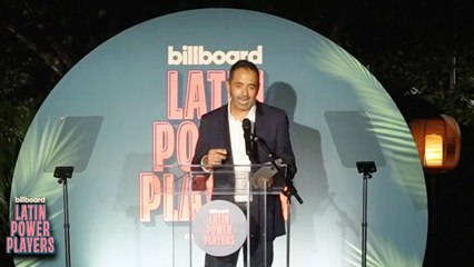 Jorge Mejia From Sony Music Publishing Accepts the Publishing Corporation of the Year Award | Latin Music Power Players 2025