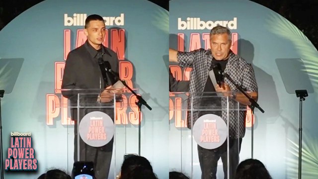 Peso Pluma Presents George Prajin With the Regional Mexican Albums Label of the Year Award | Latin Music Power Players 2025