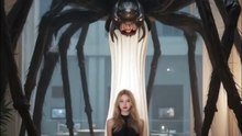 Ai girl cocooned by spider