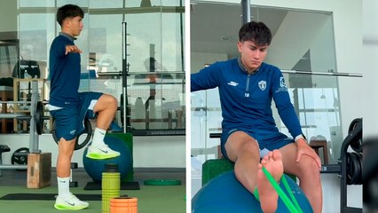 Alexéi Domínguez inicia su proceso de rehabilitación por esguince de tobillo que sufrió en el Mundial Sub-20