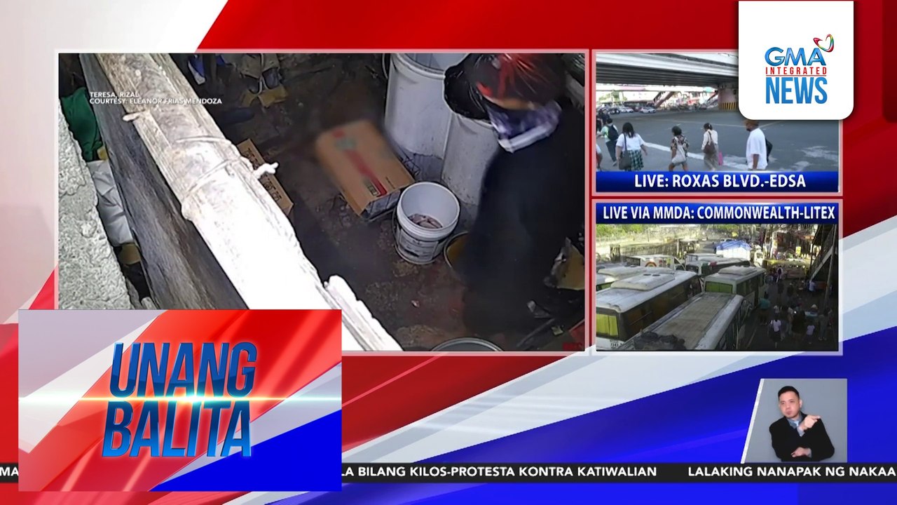 2 na lalaking nahuli-cam na nanloob sa isang bahay, tinangay ang laptop, mga bag, at wallet | Unang Balita
