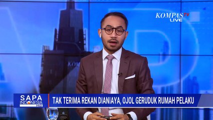 Massa Ojol Geruduk Rumah Pelaku Pembacokan Driver di Bantul, Polisi Langsung Tangkap Tersangka