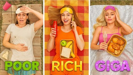 VACANCES de RICHE vs PAUVRE !🤣 Gadgets fous et astuces de survie 🌴💸