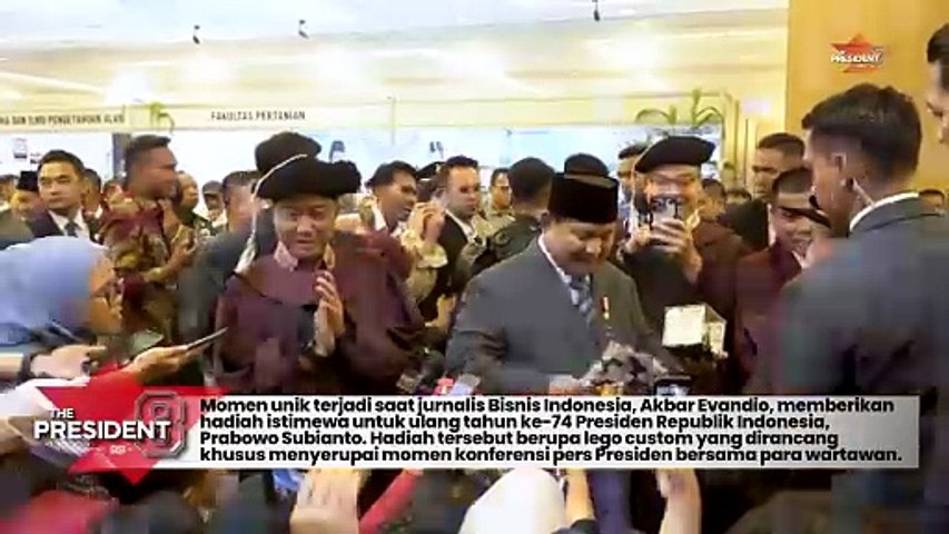 Jurnalis Istana Beri Kado Lego Spesial untuk Prabowo, Terinspirasi Momen Hangat di Rusia