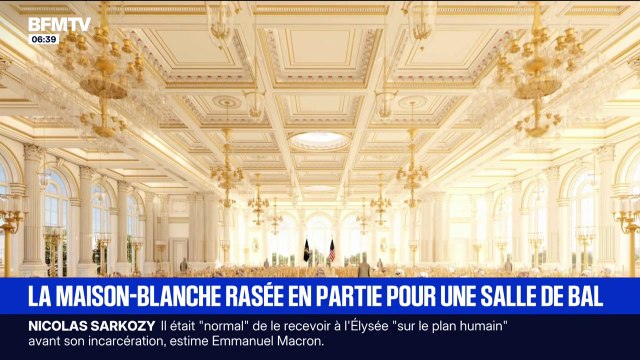Une partie de la Maison Blanche démolie pour construire une nouvelle salle de bal