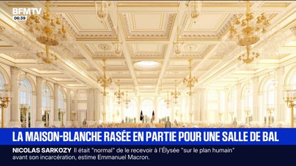 Une partie de la Maison Blanche démolie pour construire une nouvelle salle de bal