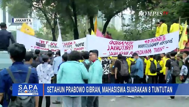 BEM UI Demo 'Cukup 1 Tahun', Bawa 8 Tuntutan dan Kritik Keracunan MBG di Pemerintahan Prabowo-Gibran