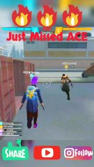 🔥 Just Missed ACE 🔥 #9xdgaming #shortvideo #freefirefunny #funny #FreeFire #shorts #reels #FF #funnyvideos
