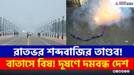 শব্দবাজির তাণ্ডবে বিষাক্ত বাতাস, দিল্লিতে দূষণের মাত্রা সর্বাধিক