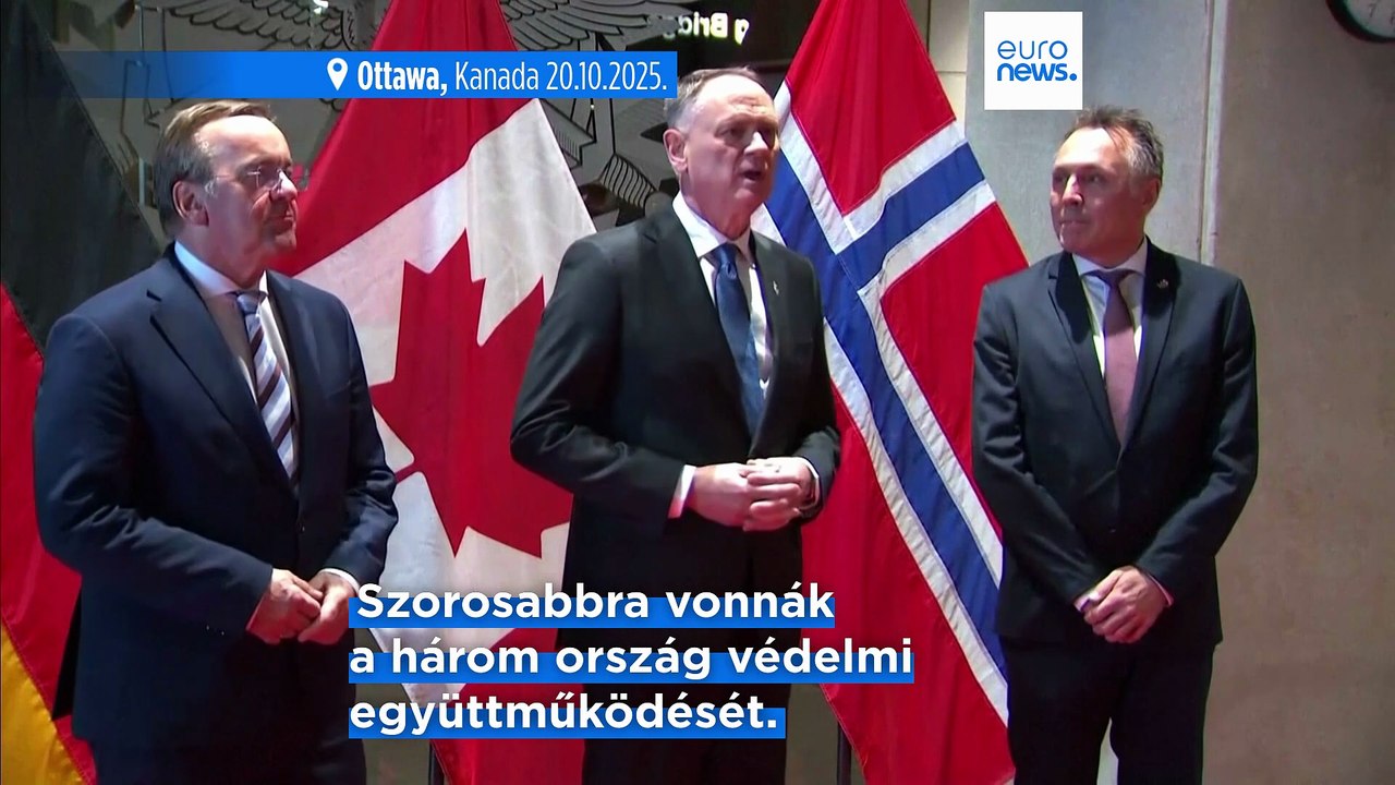 Szorosabb együttműködésről tárgyal a kanadai, a német és a norvég védelmi miniszter