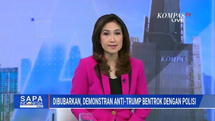 Bentrokan Pecah di Los Angeles saat Demo Gerakan 'No Kings' Protes Kebijakan Donald Trump