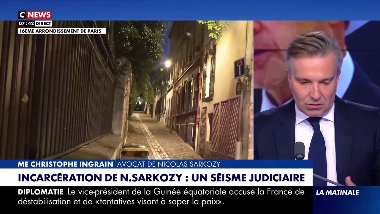 Incarcération de Nicolas Sarkozy - L'avocat de l'ancien Président sur CNews : "Ceux qui pensaient le casser se trompent. Tout cela renforce sa rage à prouver son innocence.