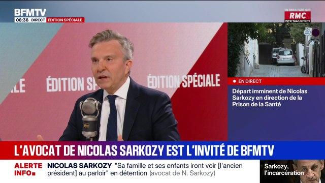 Une demande de remise en liberté sera faite très rapidement , annonce Christophe Ingrain, avocat de Nicolas Sarkozy