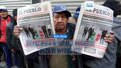 Boliwia: reakcje na wygraną Rodrigo Paza w wyborach prezydenckich