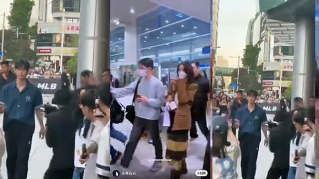 Yoona Holds Lee Chae-min’s Hand at Airport after bon Appétit Your Majesty fan meeting - DATING？