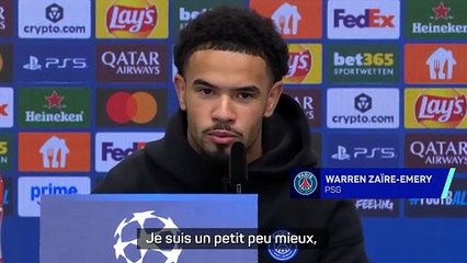 Zaïre-Emery : "Je me sens de mieux en mieux"