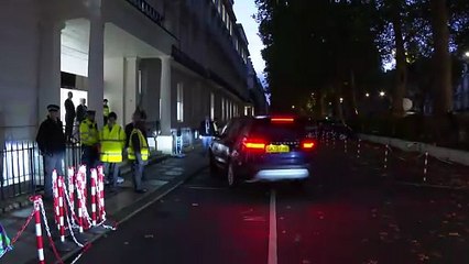 Boris Johnson arrives at Covid Inquiry