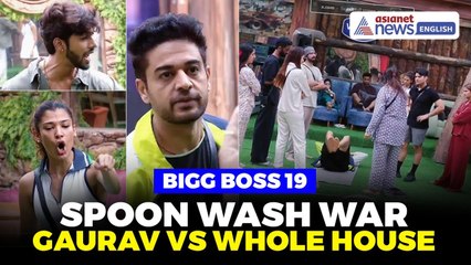 Bigg Boss 19 | Gaurav Khanna Vs Whole House! Explosive Fight for Spoon Wash