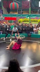 Girl Gets Pulled from Both Sides 😂 | Double Rope Challenge Gone Wrong | Funny Viral Video 2025