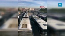 İstanbul'da 2 metrobüs çarpıştı; 1 kişi hastaneye kaldırıldı!