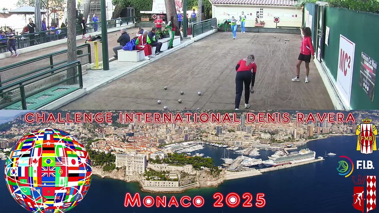 Quarts de finale double féminin, Challenge International Denis Ravera, Monaco 2025