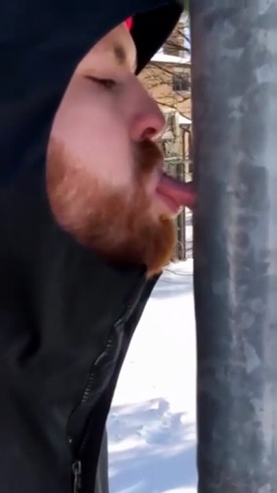 Man Licks Metal in –16°C… You Won’t Believe What Happens Next! 😂❄️