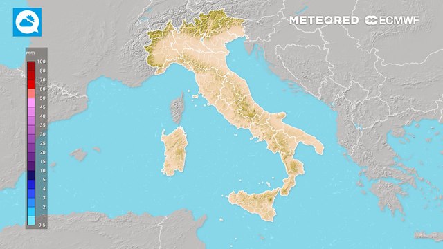 Tre perturbazioni sull'Italia tra oggi e domenica. Ecco gli accumuli previsti fino a Giovedì mattina