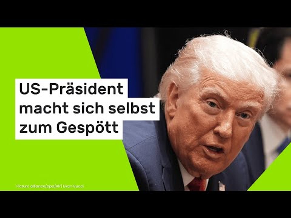 Donald Trump: US-Präsident verhöhnt Protestanten und macht sich damit selbst zum Gespött