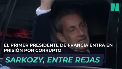 Sarkozy, entre rejas: el primer presidente de Francia entra en prisión por corrupto