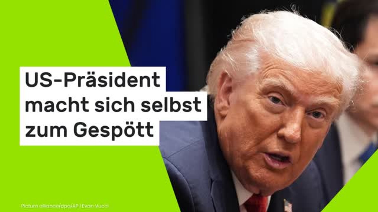 Donald Trump: US-Präsident verhöhnt Protestanten und macht sich damit selbst zum Gespött