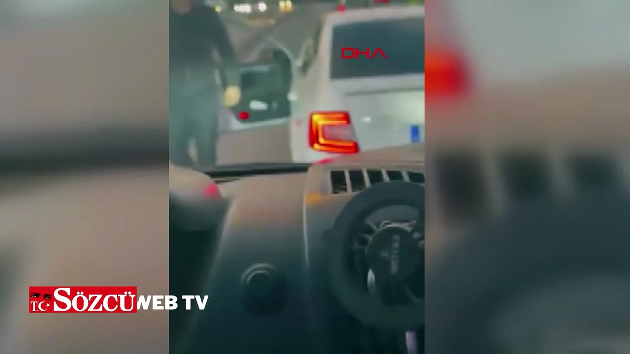 Ümraniye'de trafik tartışmasında aracın camını yumruklayıp kırdı
