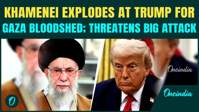 Iran’s Khamenei BLASTS Trump For KILLING Gazans; WARNS Iran Will Launch BIG ATTACK If Provoked