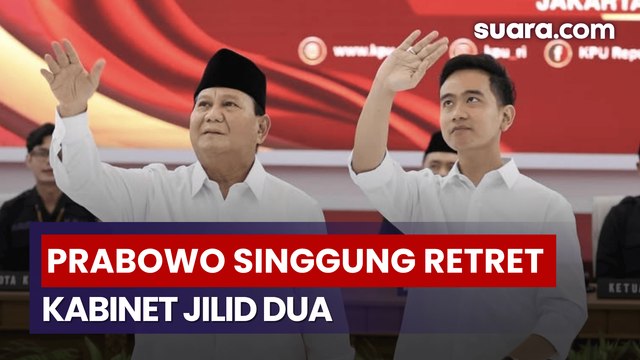 Satu Tahun Prabowo-Gibran, Prabowo Isyaratkan Retret Kabinet Jilid Dua
