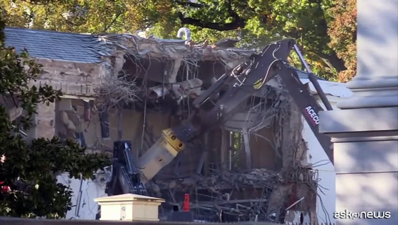 Trump demolisce la East Wing per costruire la nuova sala da ballo