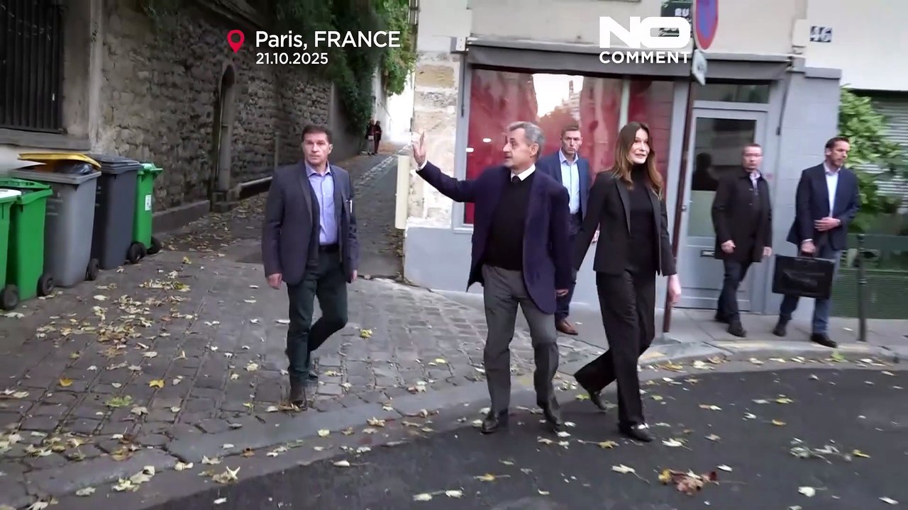 Nicolas Sarkozy begins prison sentence over campaign fraud case