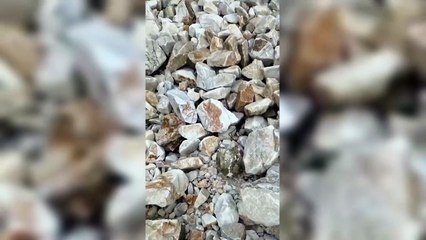 Carrara, crolla ravaneto: strada bloccata