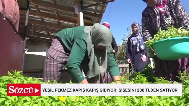 Yeşil pekmez kapış kapış gidiyor: Şişesini 200 TL'den satıyor