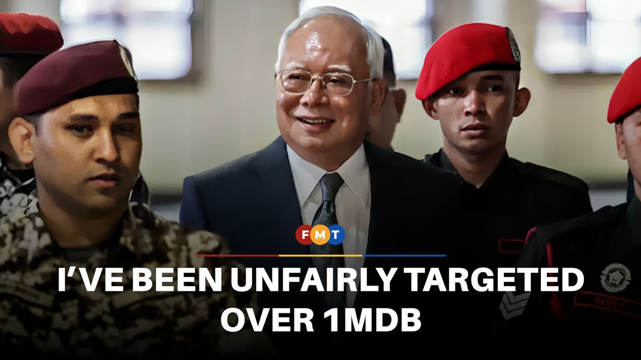 I’ve been unfairly singled out for prosecution, Najib tells court