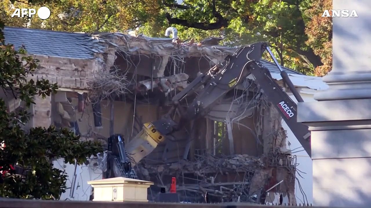 Trump fa demolire parte della Casa Bianca per costruire una sala da ballo