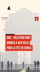 Inde : pollution hors normes à New Delhi pour la fête de Diwali