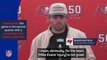 Mayfield promises the Bucs will step up for injured Evans